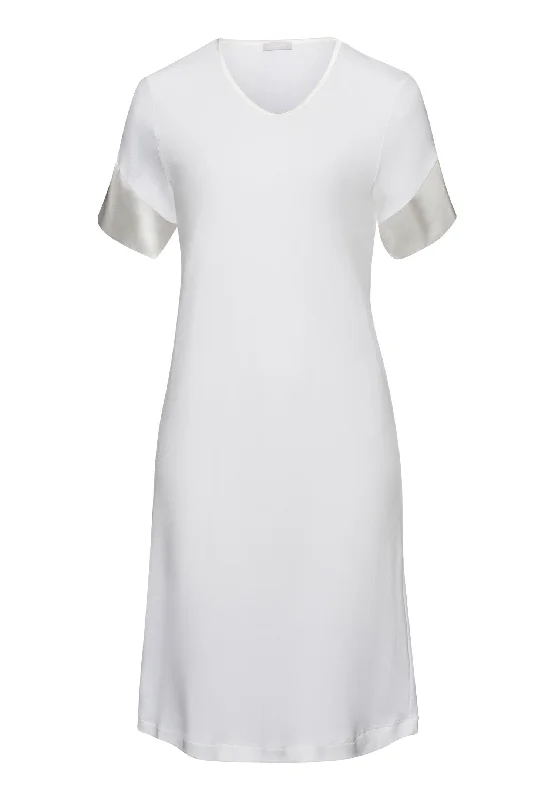 Virginia TENCEL™ and Cotton Nightgown | Off White 74874-102