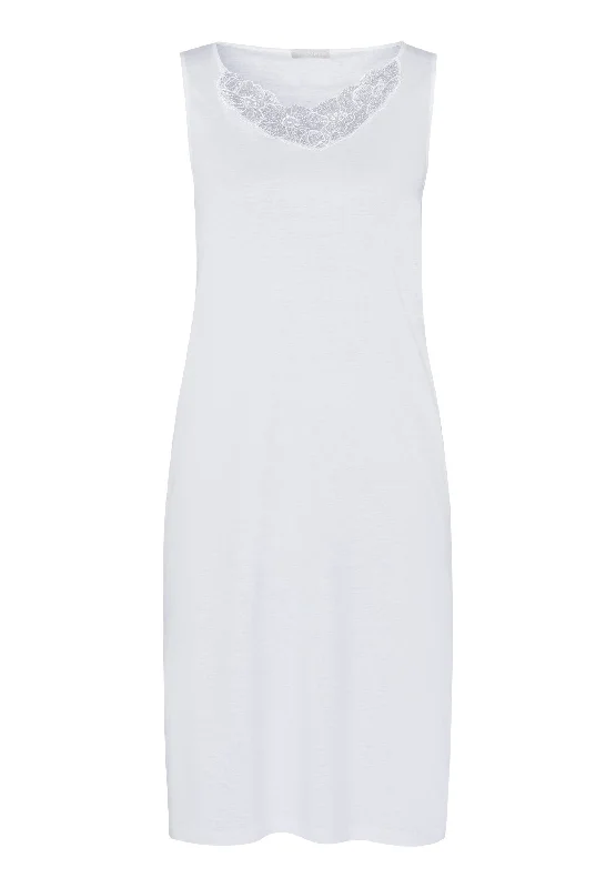 Naila Supima Cotton Tank Nightgown | White 74994-101