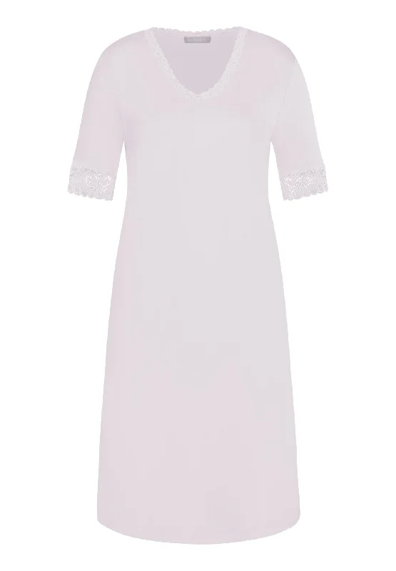 Moments Lace Trim Cotton Nightgown | Lupine Love 77040-1486