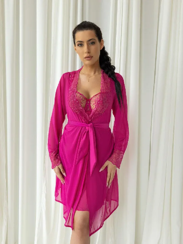 Hot Pink Blush Robe