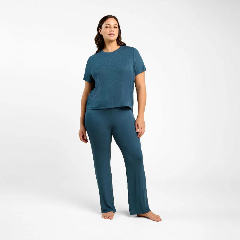 Ribbed Pajama Set | Ocean