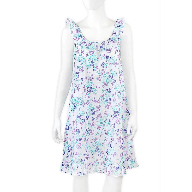 Samba Nightgown - Fleurs des Champs Purple