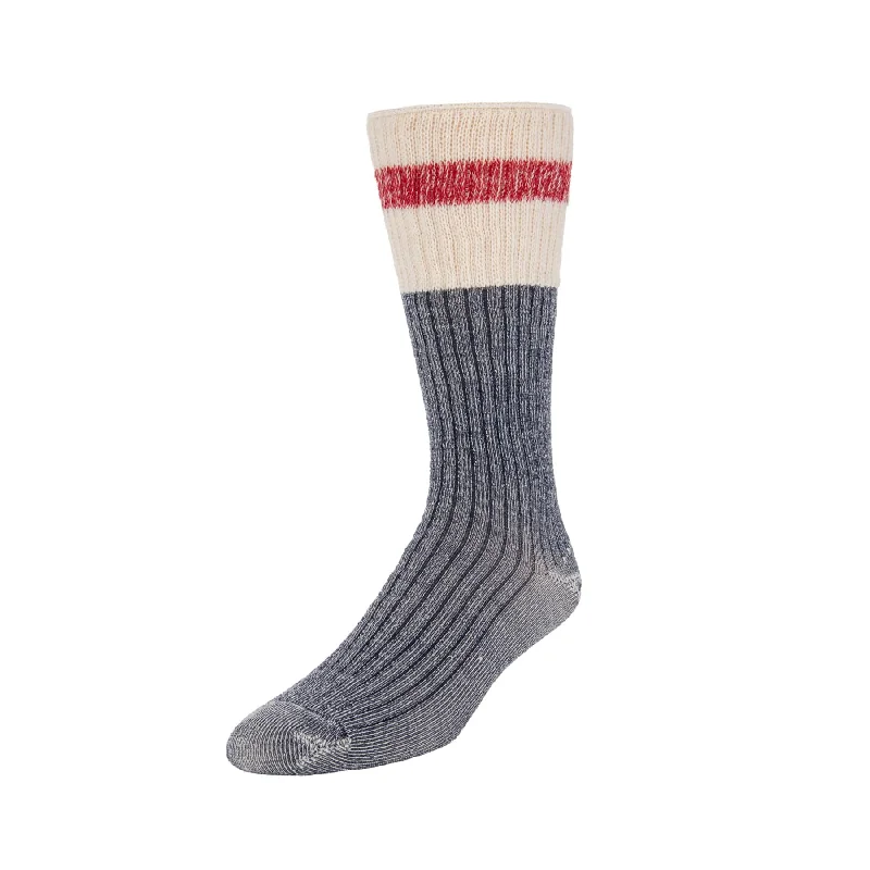 Merino Wool Cushioned Camp Sock - Indigo