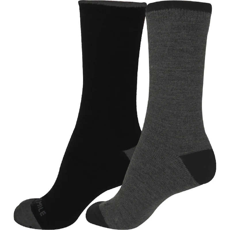 More Mile Double Layer (2 Pack) Mens Walking Socks - Multi