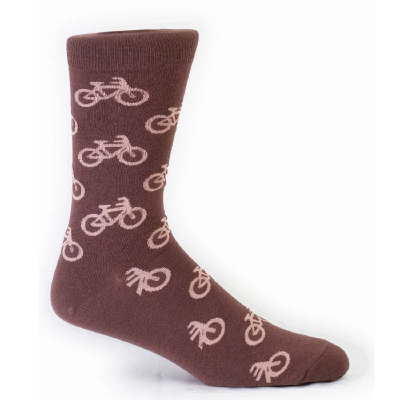 Sock It To Me Men's Crew Socks - Bicycles!