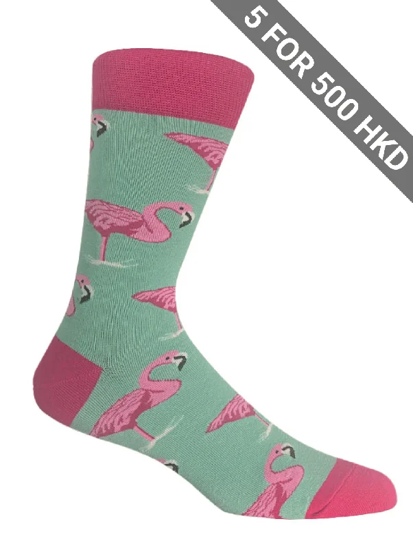 Socks | Flamingo | Pink | Cotton