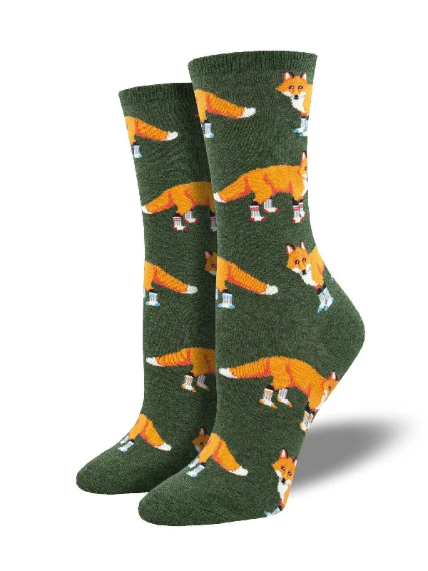 Socksy Foxes | Women's Crew