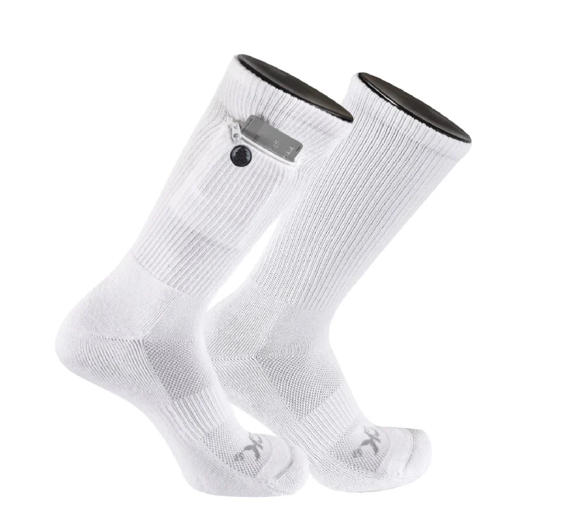 Zip Pocket High Performance Crew Socks