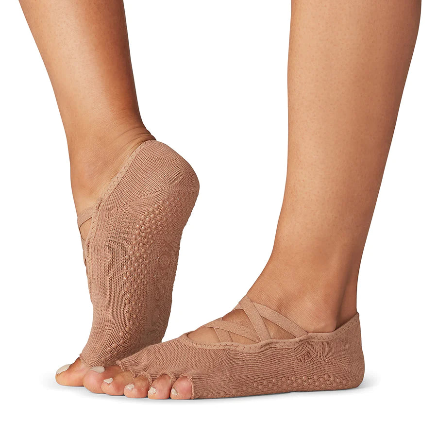 TOESOX Grip Half Toe Elle - Natural