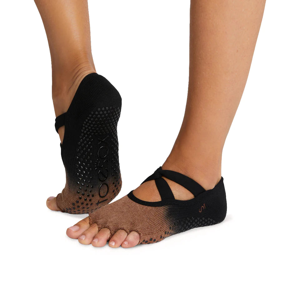 TOESOX Grip Half Toe Ivy - Clove Ombre